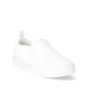 Kids White Slip-On Shoes
